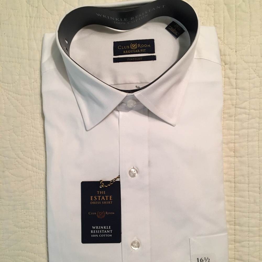 Club Room Men’s Regular Fit Dress Shirt